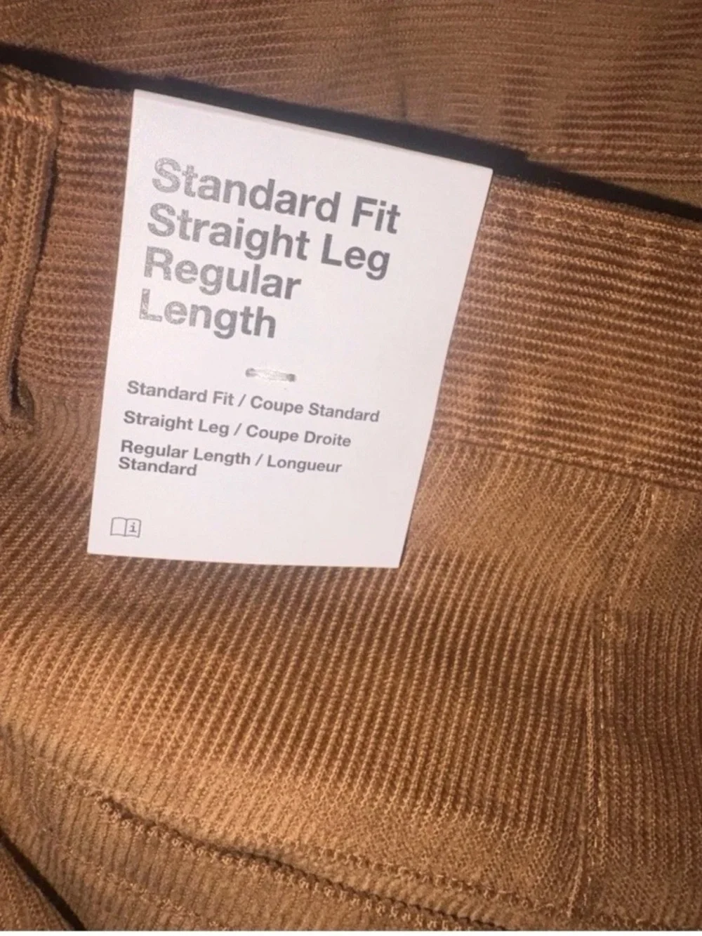 NIKE Corduroy brown Pants 30x32 NEW FZ0787-281 Straight Leg